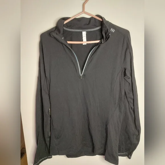 Lululemon Mens Black Stretchy Pullover - Picture 5 of 8